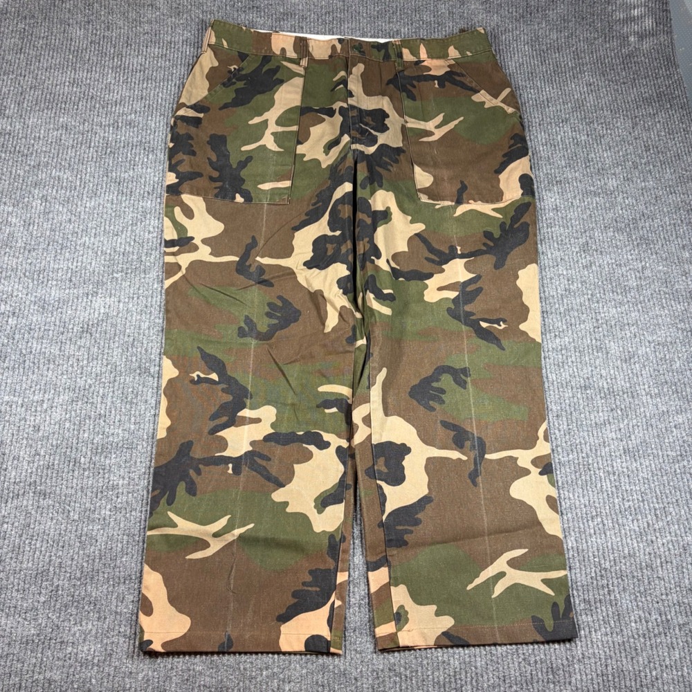 Winchester Pants Men's XL Camo Hunting  Woodland Camouflage Cotton RN 42000